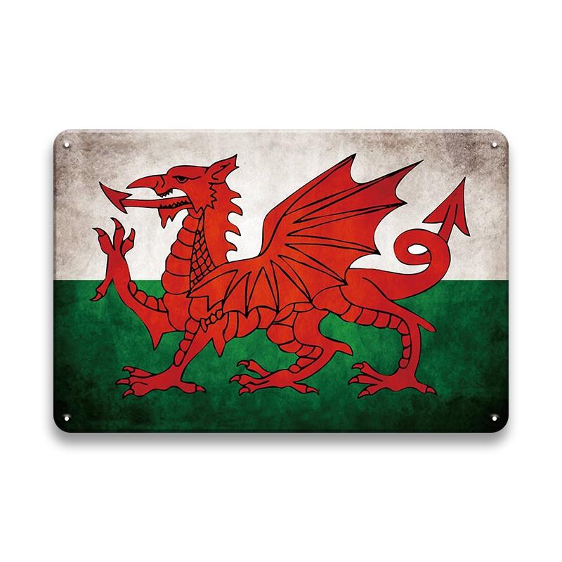 INEED Декор флаг страны винтажные постеры доска металлическая вывеска настенное художественное украшение жестяная вывеска бар паб гостиная домашняя железная живопись