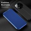 Для Xiaomi Redmi Note 14 Pro+ 5G Чехол Окно просмотра Подставка Кожаный откидной чехол для телефона