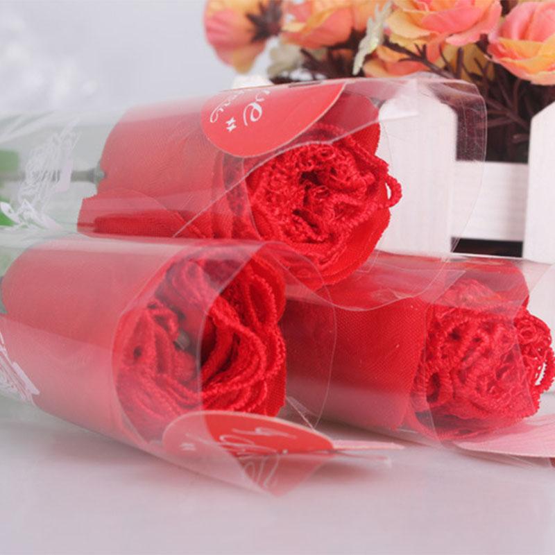 Erotic Red Briefs Women Rose Panties Sheer Lace Girl Sexy Lingerie Low Waist Embroidered Lips Panties