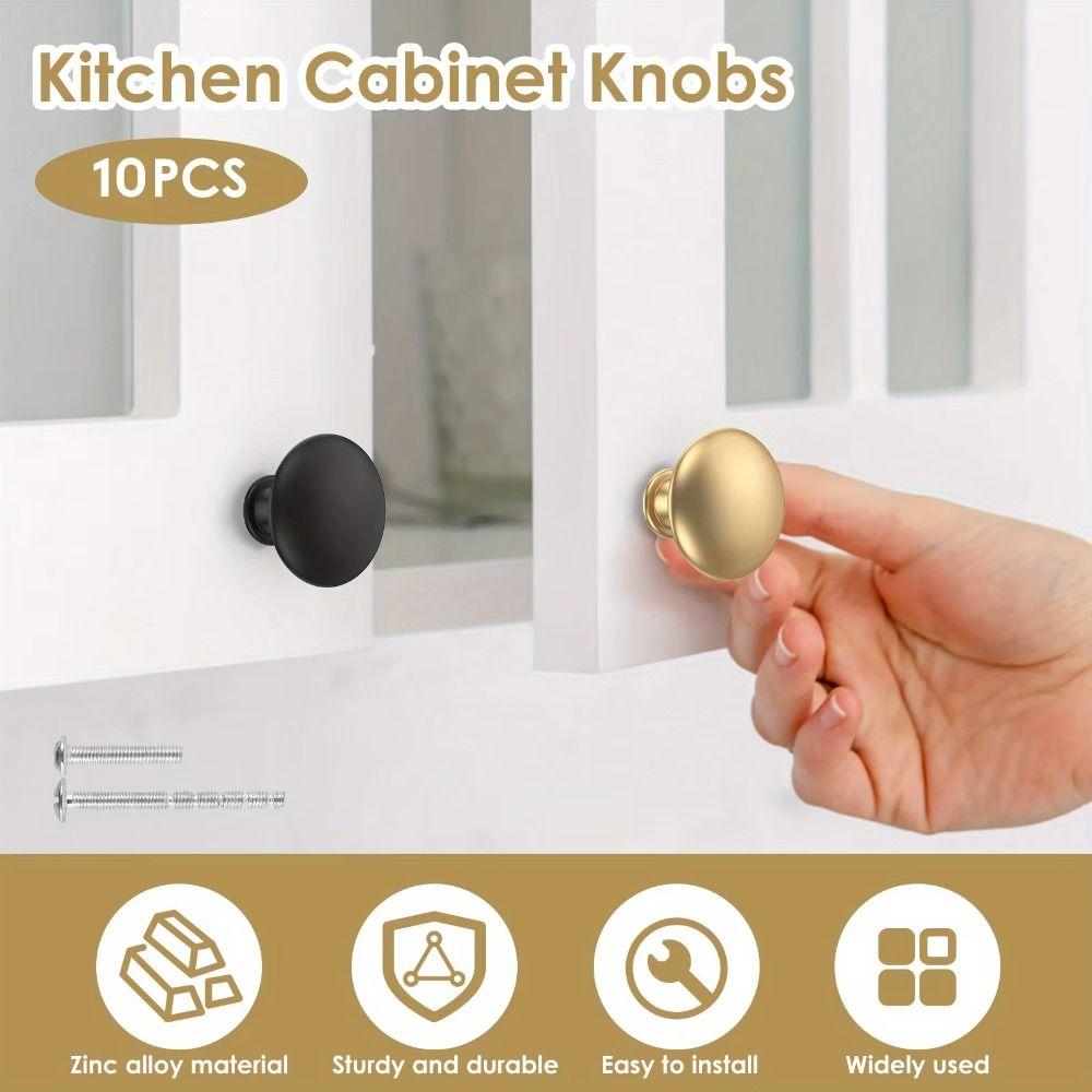 Zinc Zinc Zinc Alloy Mushroom Cabinet Handles Round Drawer Pulls Furniture Hardware  Children's Room