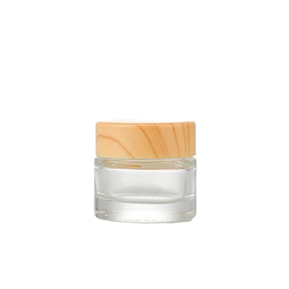 Бутылка для крема с винтовой крышкой, круглая, для скраба, для розлива в бутылку, прочная, матовая, стеклянная банка для крема, для косметических флаконов