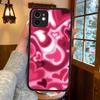 Стиль INS Розовое Сердце Чехол для Телефона Для IPhone 14 X XR XS 7 8 Plus 11 12 13 Pro MAX 13mini Матовый Ударопрочный Чехол