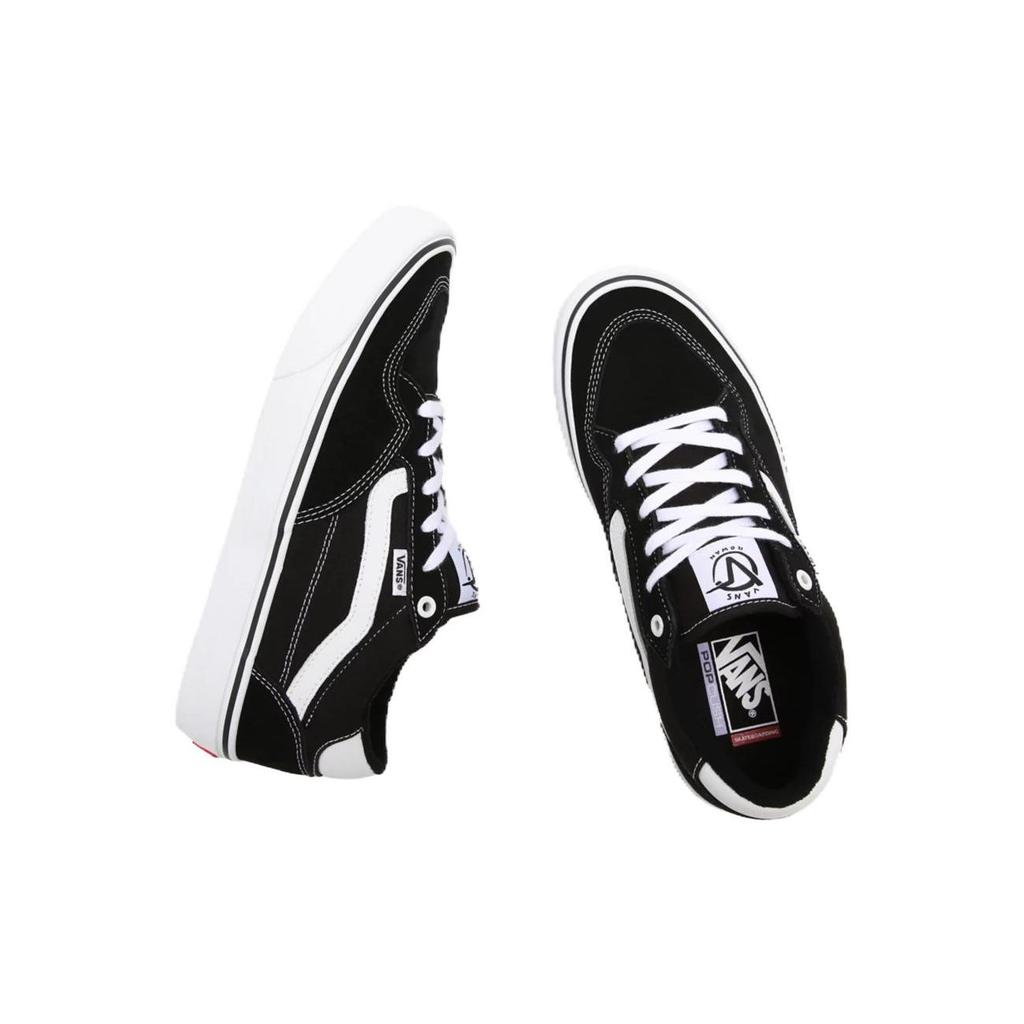 Vans Rowan Удобные низкие кеды для скейтбординга Унисекс кроссовки Черные VN0A5JIC6BT