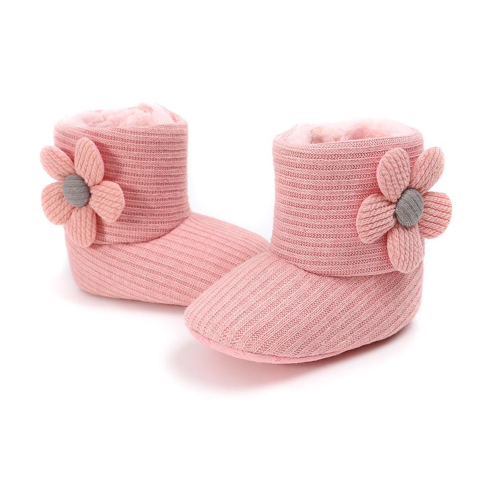 MYGGPP Boots Warm 0-1 Year Old Baby Soft Bottom Shoes Baby Shoes Padded Snow Boots Cotton Boots Baby Shoes Cloth Bottom
