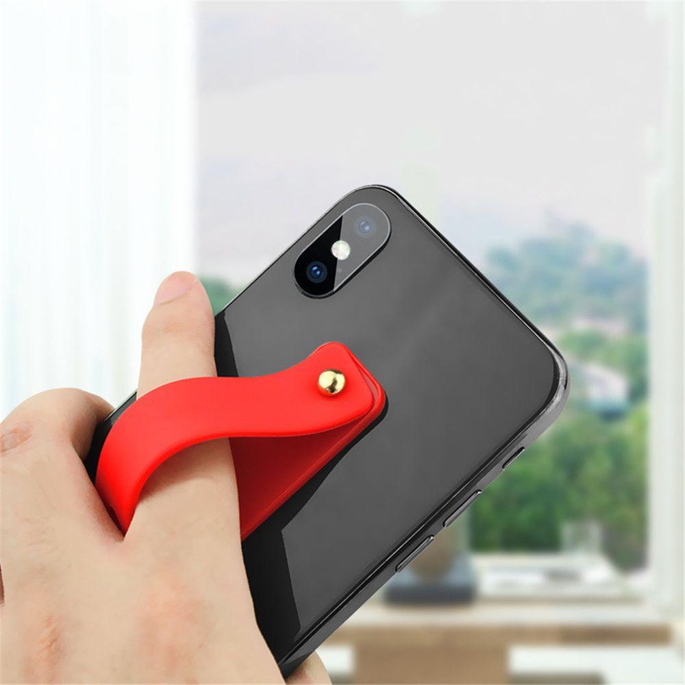 Universal Bracket Hand Band Phone Holder Push Pull Finger Ring Grip Stand