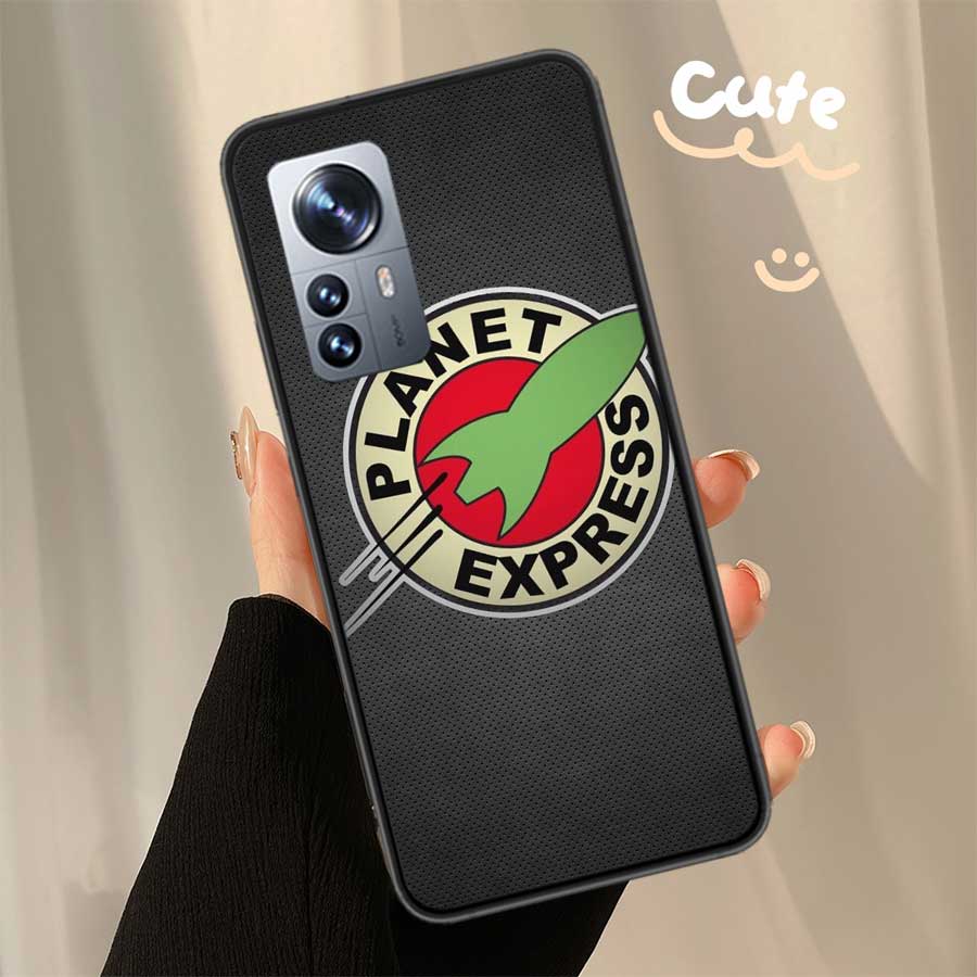 Futurama Planet Express Clear Phone For Xiaomi Poco X7 X6 X5 F6 F5 F7 Mi 14 Ultra 15 13 12 12X 12T 11T 10T Pro 11i 10 Lite Cover