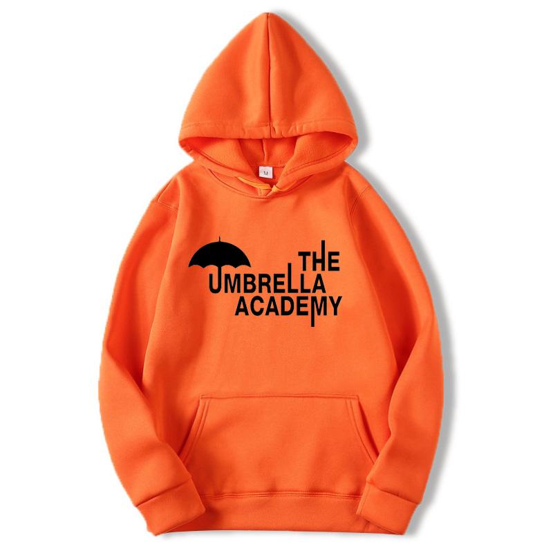 Новая толстовка с капюшоном с принтом зонтика из сериала «Академия Амбрелла», женские толстовки унисекс, повседневные флисовые толстовки на весну и осень