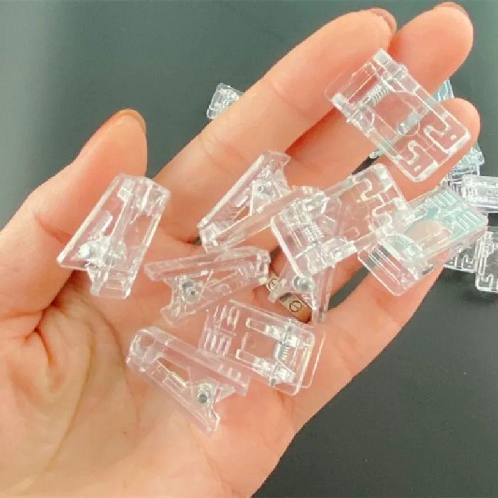 10pcs Small Self-Adhesive Clips Portable Spring Clips Wall Clips Wall Tapestry