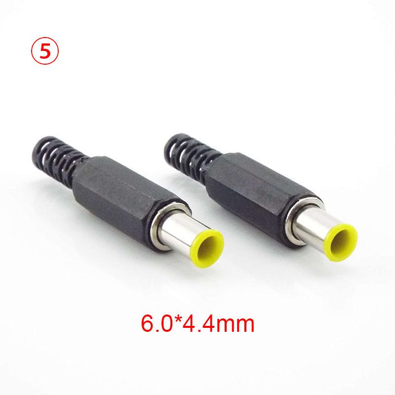 DC Male Jack Разъем питания Адаптер 3.5x1.35 мм 4.0x1.7 мм 4.8x1.7 мм 5.5x2.1 мм Штекерный разъем Адаптер аудио CCTV