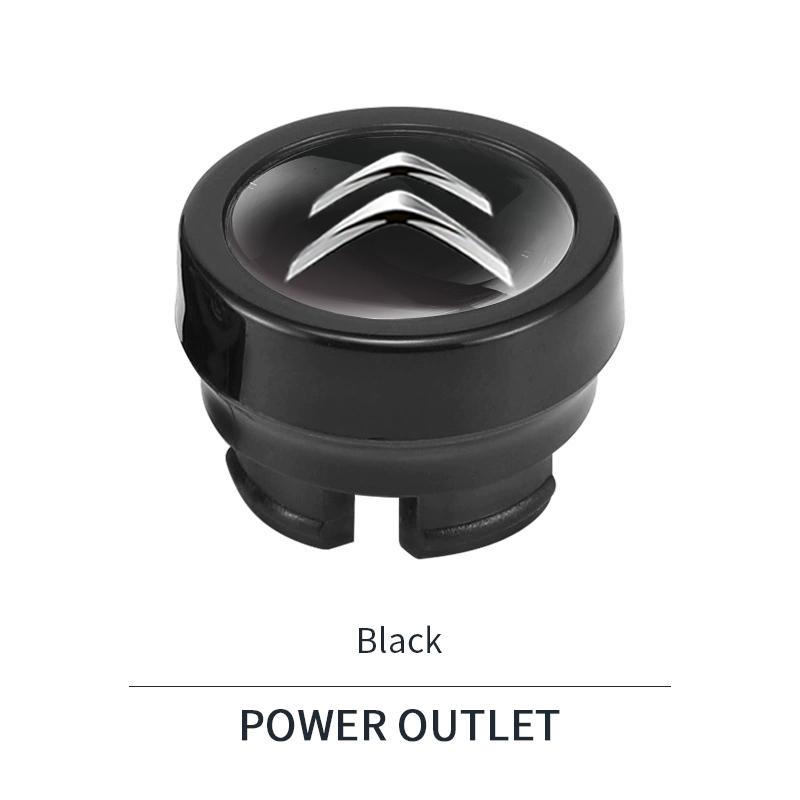 AIJ4 Citroen Car Cigarette Lighter Dust Plug Socket Cover Cap For Citroen C2 C3 C4 C5 Cactus Auto Interior Accessories (6 Colors)