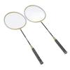 Alloy Badminton Rackets Set of 2 Adults Teenager Lightweight Badminton Racquets with Bag for Entertainment Training Games