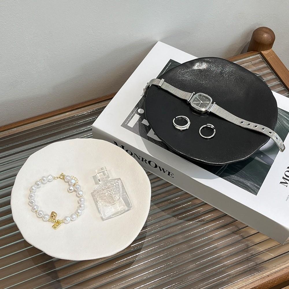 Irregular Jewelry Dish Ceramic Jewelry Display Stand New Jewelry Tray  Photography Props