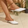 Женские тапочки 2025 Новые с острым носком Слипоны Дизайнерская обувь Женские Повседневные Босоножки на высоком каблуке Уличные Роскошные тапочки Слайды Женские