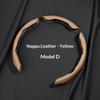 Segmented Napa Steering Wheel Cover, Non-Slip, Dirt-Resistant, Easy to Clean, Car Interior Accessory, Steering Wheel Protector