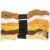 Premium 6-strand Embroidery Thread - 100% Mercerized Cotton. Ref 412700