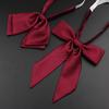 Girl Student Bowtie Set Women Lady Ribbon Bow Tie School Party Bowknot Pink Bule Black Classic Butterfly Accessories