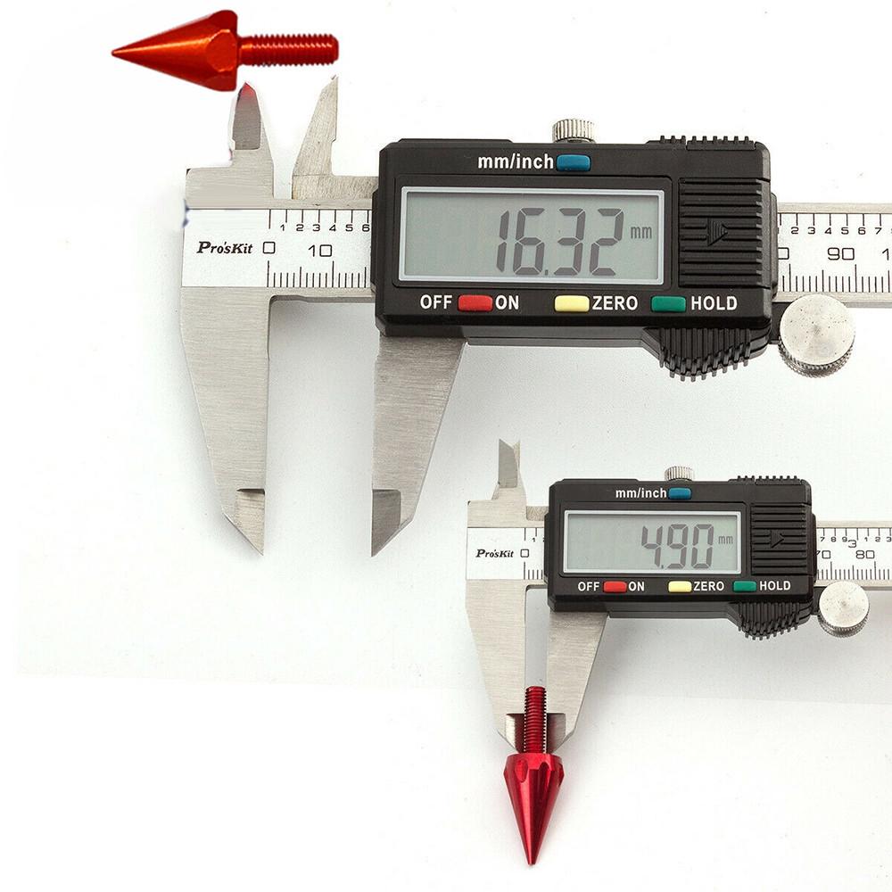Универсальные/Красные Мотоциклетные Болты-Шипы Обтекатели Ветрового Стекла-Номерной Знак M5 5мм