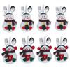 10 PCS Christmas Silverware Holders Set Cute Knives and Forks Bags Kitchen Tableware Pockets for Xmas Home Restaurant Table Decor Ornament