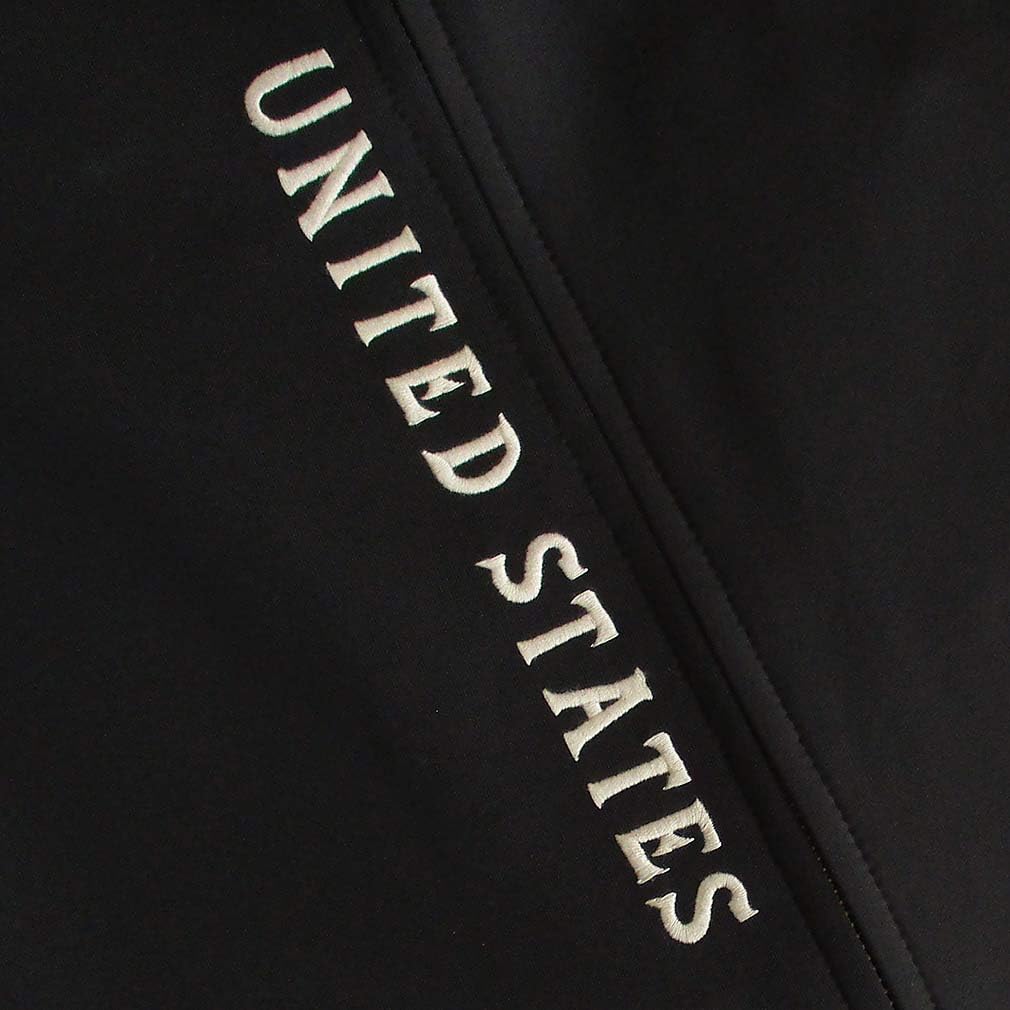 Футболка Ska с вышивкой ЧЕРНАЯ [Banson] Мужская женская NVSZ-2306 (M)