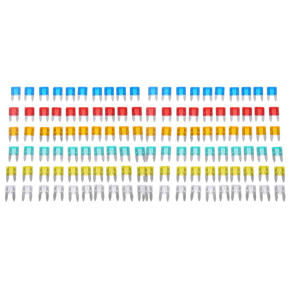 60 шт. Автомобиль Автомобиль Грузовик Мини Предохранитель Лезвие 5A 10A 15A 20A 25A 30A Смешанный Набор Комплект Набор Предохранителей Ассортимент Автомобили Безопасность Лезвие Предохранители Аксессуар