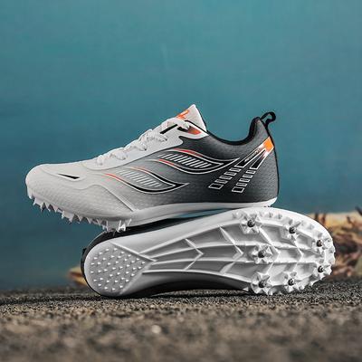 Соревновательная легкая атлетика Обувь с шипами Профессиональная обувь с шипами Легкая атлетика Женская Средняя школа Спринт Полная подошва Карбоновая пластина Беговые кроссовки Студентки Ма