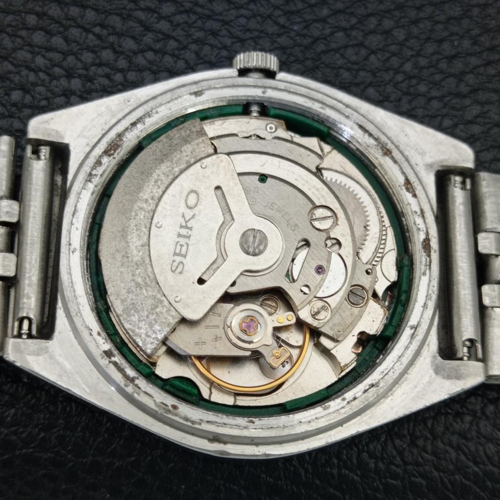 ОРИГИНАЛЬНЫЕ ВИНТАЖНЫЕ МУЖСКИЕ АВТОМАТИЧЕСКИЕ ЧАСЫ SEIKO 5 6349A ЯПОНИЯ БЕЛЫЙ ЦИФЕРБЛАТ a708331-1