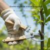 Wooden Handle Pruning Shears Anti-slip Branch Trimmer Comfortable Grip Garden Pruner  Bonsai