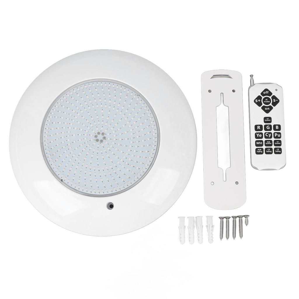 Светодиодный светильник для бассейна 12 В 35 Вт PC RGB с изменением цвета IP68, водонепроницаемый, подводный светильник с