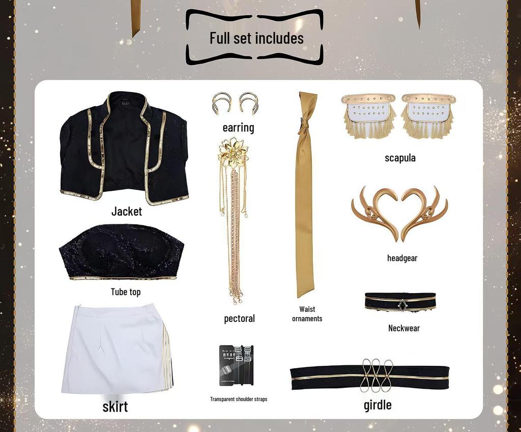 Lumi Black K-pop женская группа охотник на демонов костюм для косплея на Хэллоуин