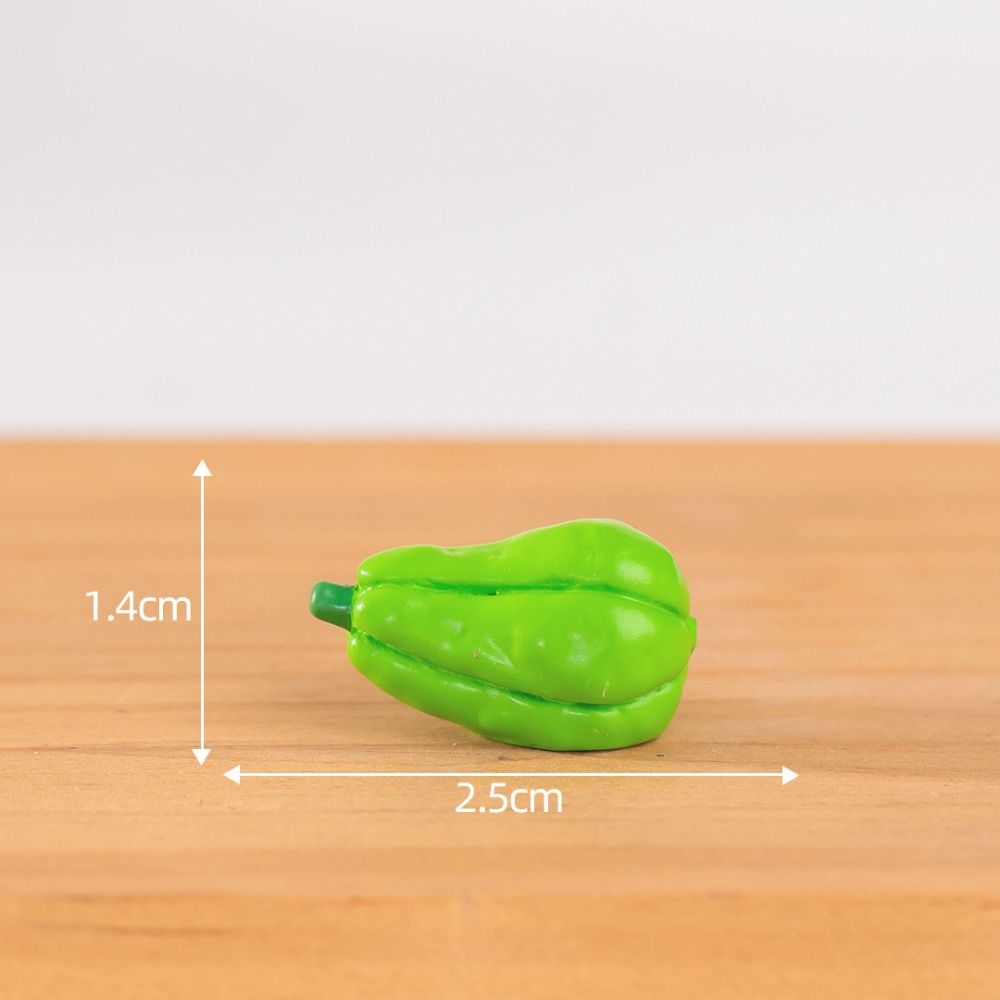 Vegetable Figurines Miniatures Imitation Vegetable Micro Landscape Ornaments For Home Decorations Room Decor