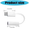 Плетеный USB-C адаптер для наушников 3,5 мм с поддержкой зарядки и качеством звука студийного уровня