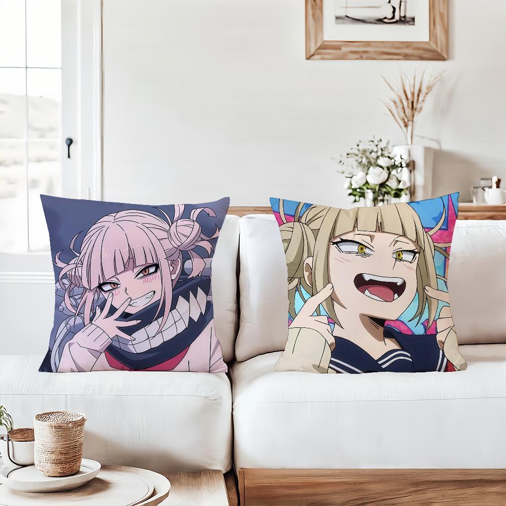 M-My H-Hero A-Academia H-Himiko T-Tog Pillow Case Office Cushions Suitable For Sofa Car Bedroom Decorative Cushion Cover