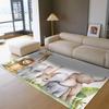 Cartoon Elephant Non-slip Rug Wild Animal Pattern Carpet for Living Room Bedroom Indoor Patio Garden Decor Mat Home Doormat