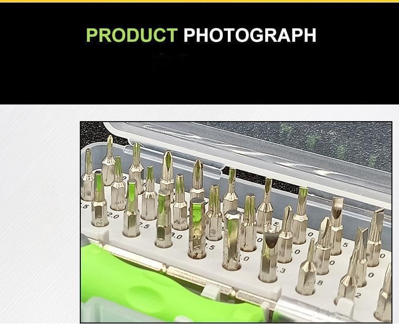 32-in-1 Multifunctional Screwdriver Set, Precision Screwdriver Tool with Extension Rod, Household Home Repair Tool Kit for Phone, Computer, Watch,