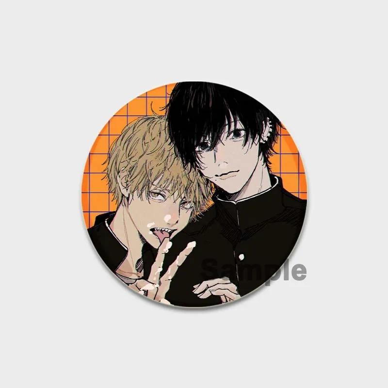 32/44/58MM Chainsaw Man Enamel Pin Brooch, Cute Anime Figure, Power Makima Lapel Pins, Backpack, T-shirt, Jewelry Accessories, Gifts