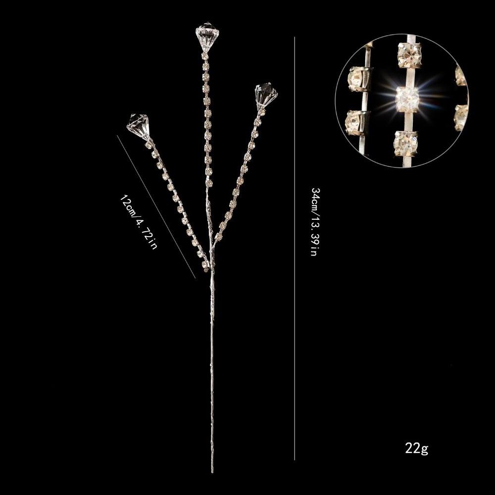Sparkling Crystal Bud Branches Transparent Bead Christmas ornaments Wedding Decor
