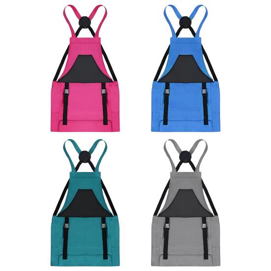 Садовый фартук с карманами для инструментов, большая вместимость, сумка для сбора урожая для работы на открытом воздухе, сбора фруктов, быстросъемный, прочный холст