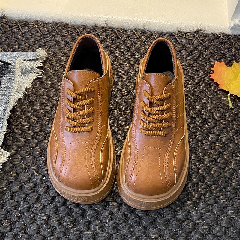 Women Large Size Thick Sole Sneakers Walking Shoes Everyday Walking and Casual Wear Commuting and Travel Daily Wear Sizes 34-41
