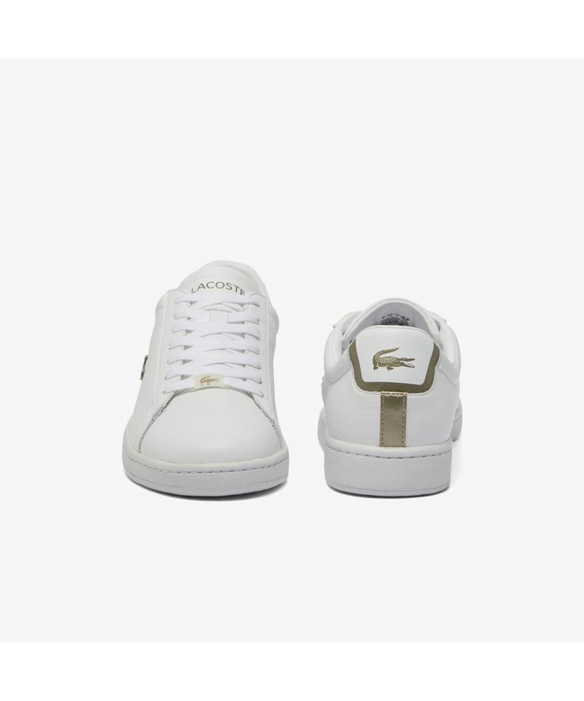 Мужские кроссовки Lacoste Carnaby Evo с платиновыми деталями из кожи Rz0006M54N 21G