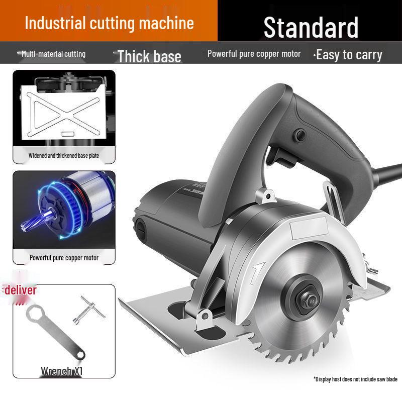 Универсальная портативная электрическая пила для резки мрамора, камня, плитки и дерева