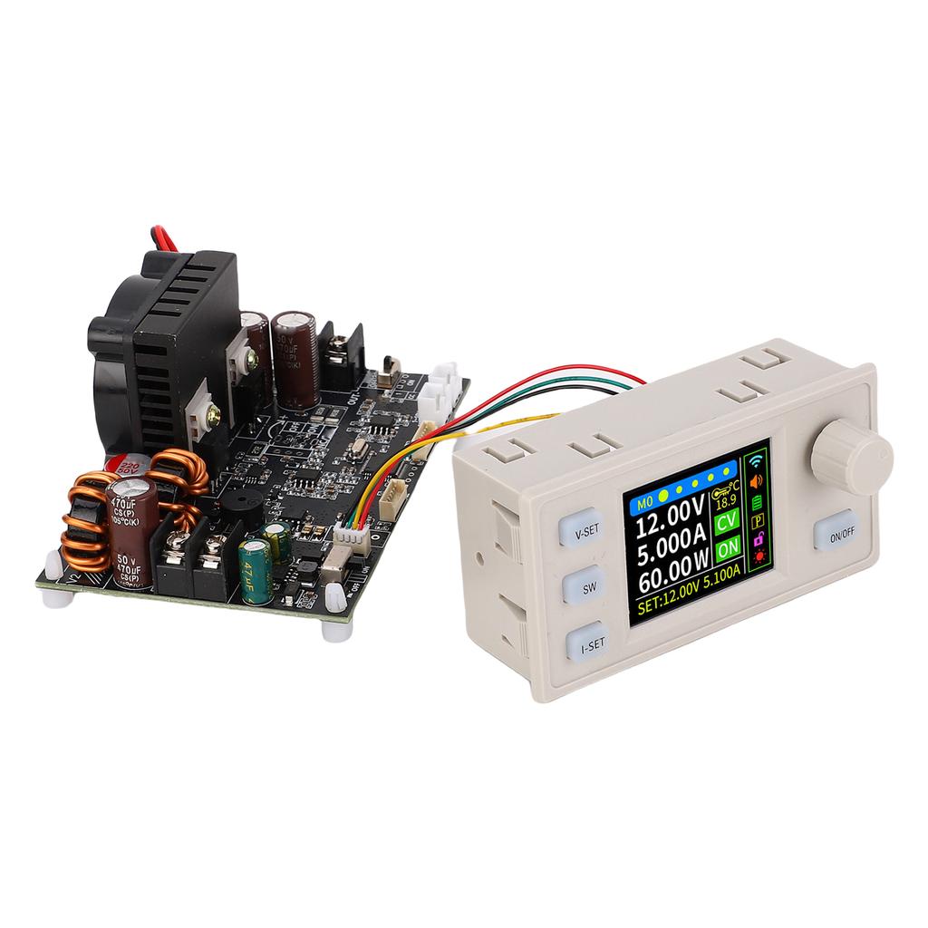 Adjustable Voltage Regulator DC6.0 36V 7A 252W Input DC0.0 36V Output 1.8 Inch Screen Voltage Regulated Power Supply