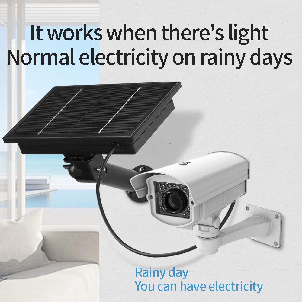 D4 Комплект солнечной панели Mini 5V Output Solar Power Bank CCTV Camera USB Type-C 3 в 1 Порты Контроллер Встроенные зарядные устройства для аккумуляторов