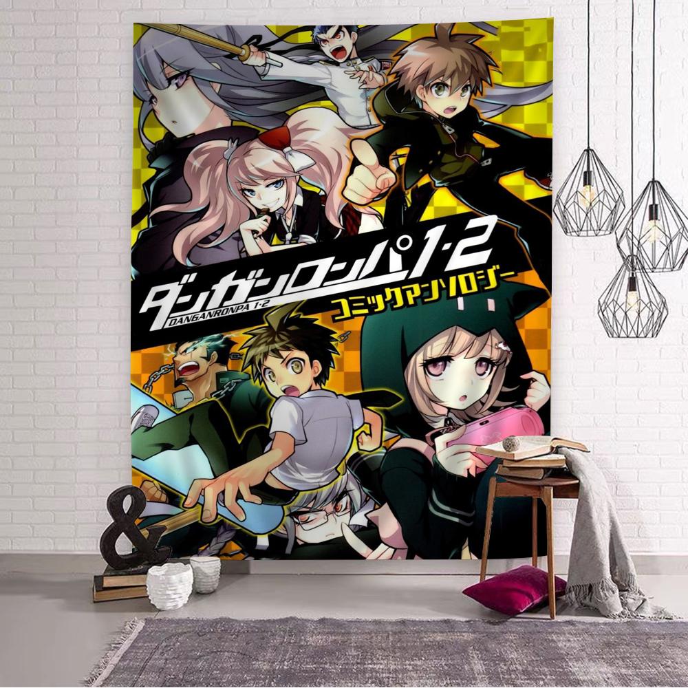 Аниме Danganronpa горячий Аниме Гобелен Подвесной Таро Хиппи Настенные Ковры Комната Настенные Листы