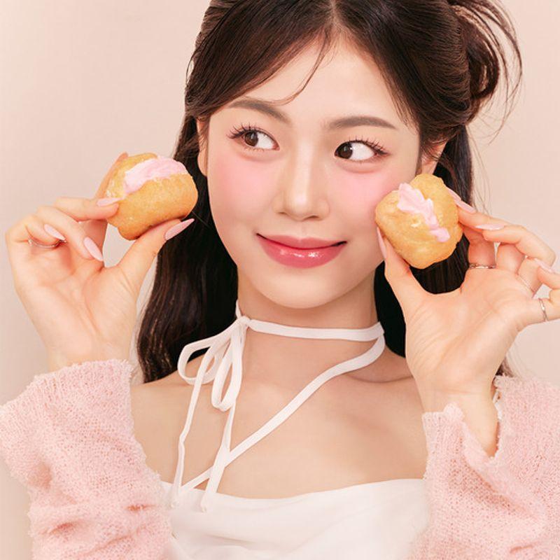 FORENCOS Soft Fitting Cream Blusher (+ Heart Finger Puff SET)