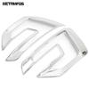 Front Bumper Fog Lamp Light Cover Trim For Ford Explorer 2016 2017 Chrome Foglight Protector Exterior Accessories Car Styling