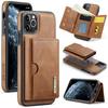 DG.MING M6 Series RFID Tri-fold Card Bag Removable Leather Phone Case
