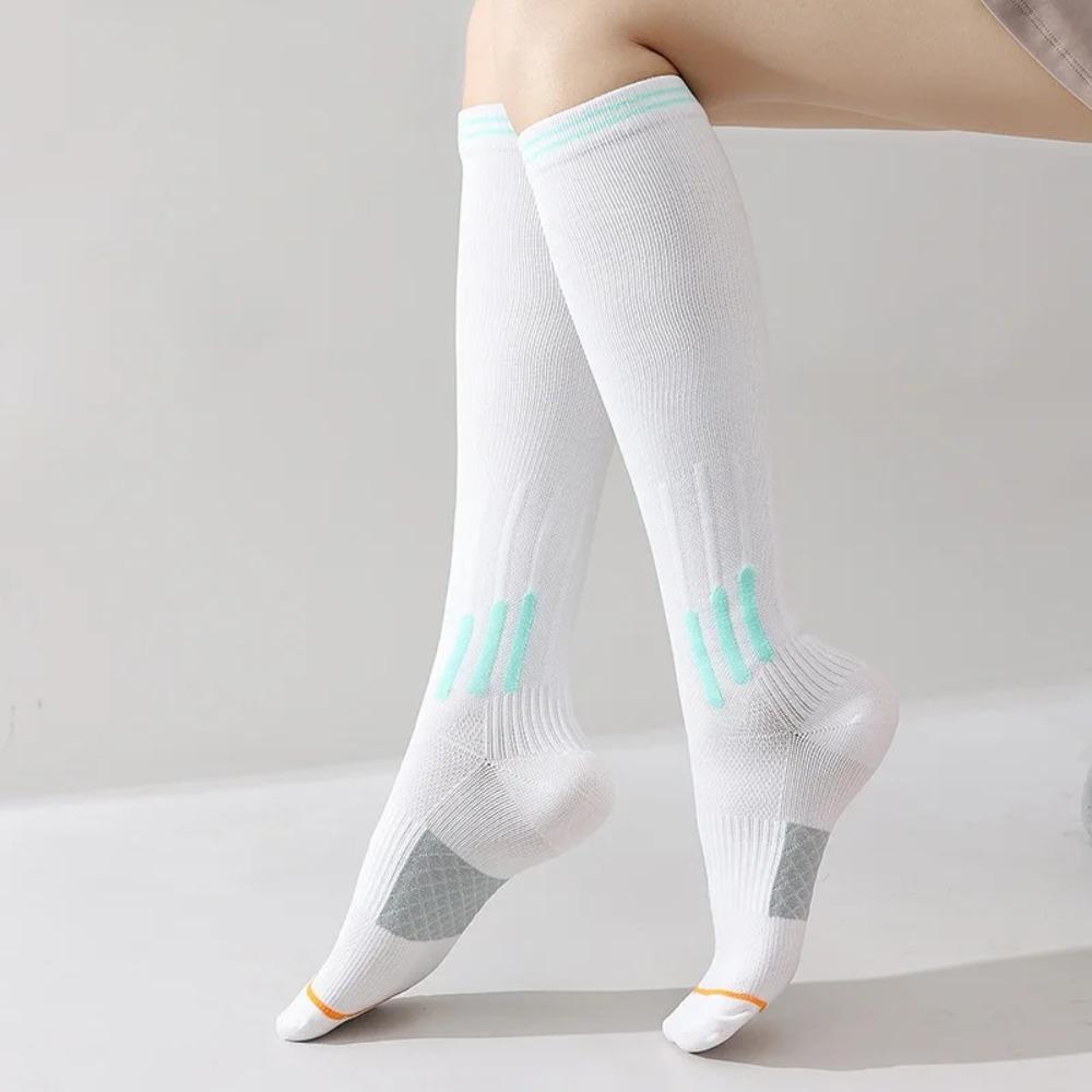Compression Fitness Long Tube Socks Anti-slip Running Skipping Yoga Socks For Running Jump