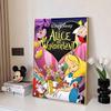 Disney Алмазная живопись: Алиса в Стране чудес Классический анимационный плакат Милый DIY Мозаика из страз Набор для вышивания крестиком Вышивка Подарок для домашнего декора