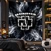 Настенный гобелен с принтом Rammstein для гостиной, спальни, домашнего декора