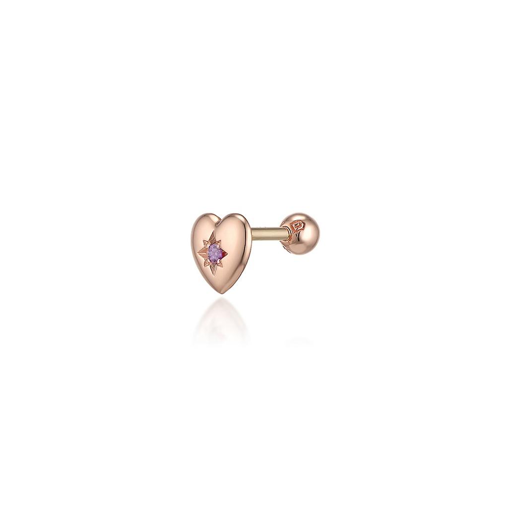 LLOYD Light Heart Birthstone 14k Piercing LPFL4004G